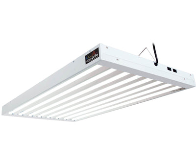 Hydrofarm FLT48 Agrobrite 8-Tube Hydroponic 4Ft Grow Light Fixture 432W (2 Pack) - VMInnovations