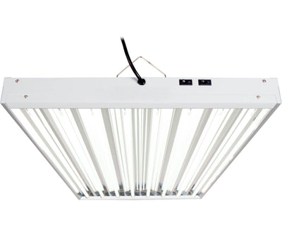 Hydrofarm FLT48 Agrobrite 8-Tube Hydroponic 4Ft Grow Light Fixture 432W (2 Pack) - VMInnovations