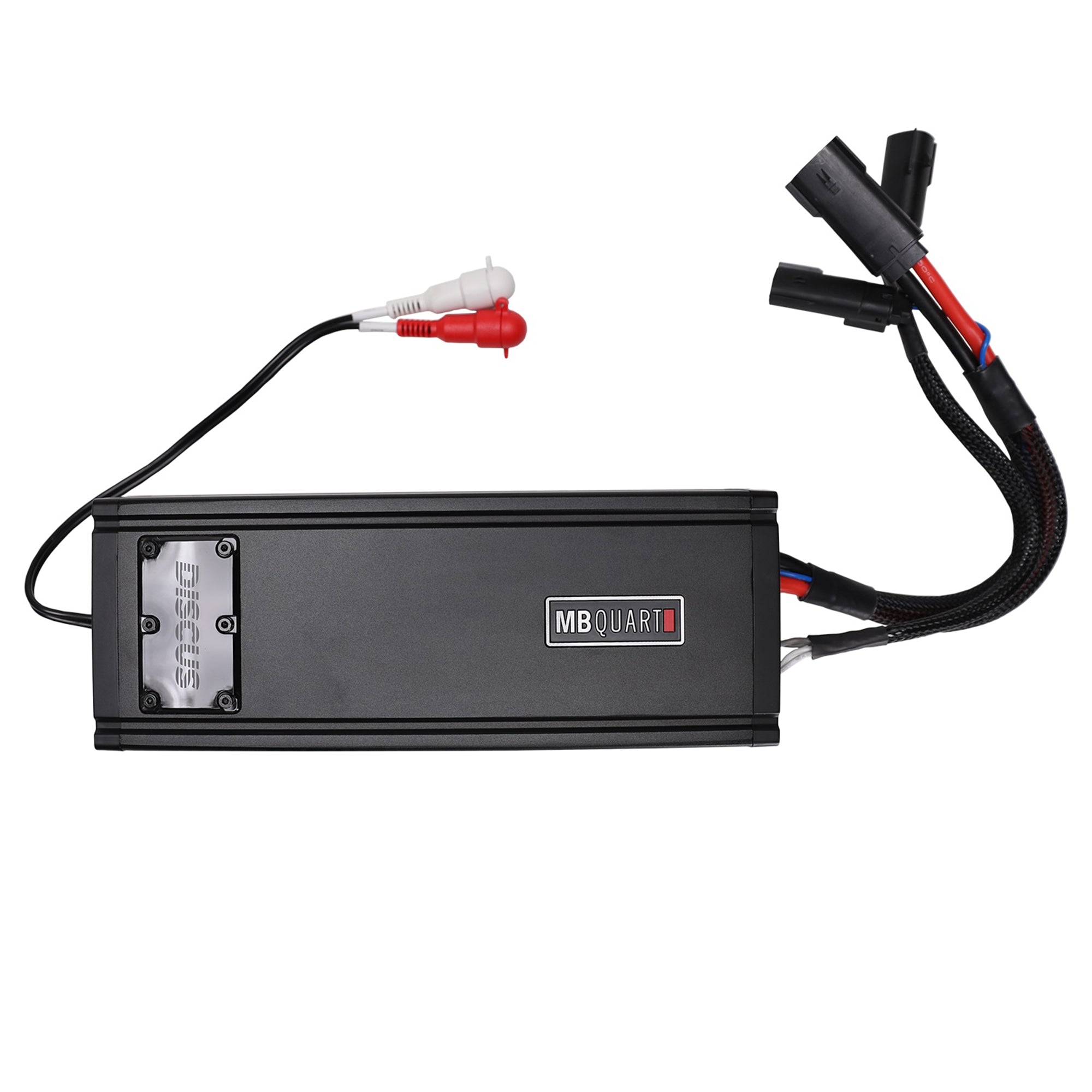 MB Quart Discus 2 Channel Marine Amplifier with Top Mounted Controls, 500 Watts - VMInnovations