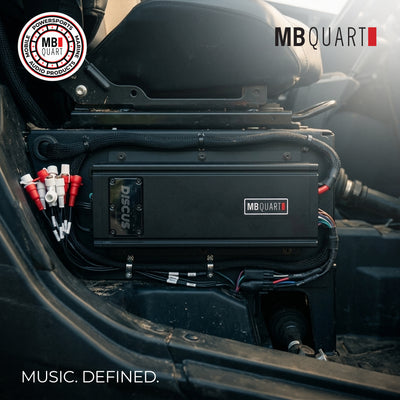 MB Quart Discus 5 Channel Marine Amplifier with Top Mounted Controls, 500 Watts - VMInnovations