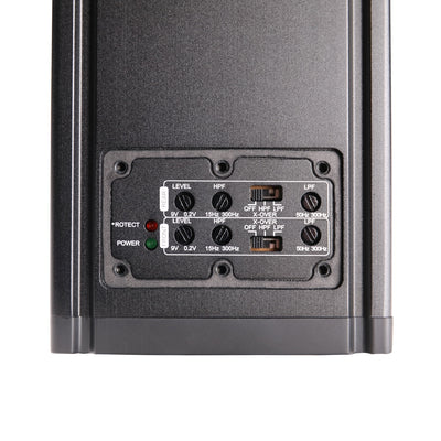 MB Quart Discus 4 Channel Marine Amplifier with Top Mounted Controls, 520 Watts