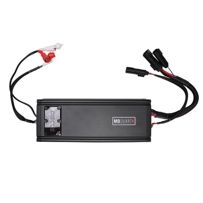 MB Quart Discus Monoblock Marine Amplifier with Top Mounted Controls, 600 Watts - VMInnovations