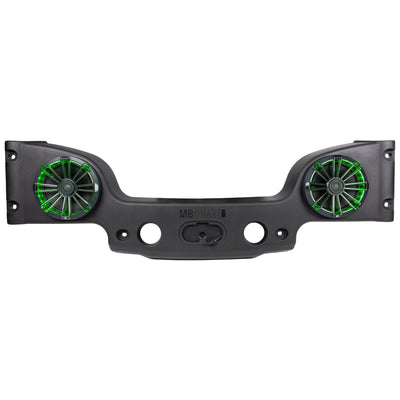 MB Quart Dual 8" Coaxial Speakers for 2007-2018 Jeep Wrangler JK, 140W Power - VMInnovations