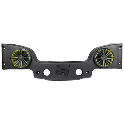 MB Quart Dual 8" Coaxial Speakers for 2007-2018 Jeep Wrangler JK, 140W Power - VMInnovations