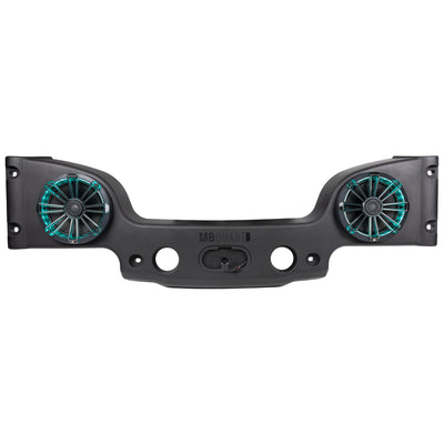 MB Quart Dual 8" Coaxial Speakers for 2007-2018 Jeep Wrangler JK, 140W Power - VMInnovations