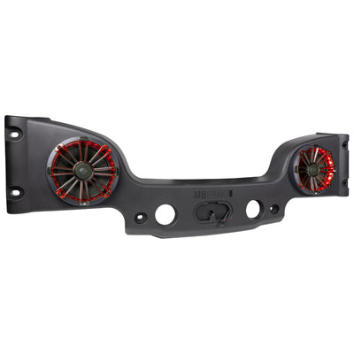MB Quart Dual 8" Coaxial Speakers for 2007-2018 Jeep Wrangler JK, 140W Power - VMInnovations