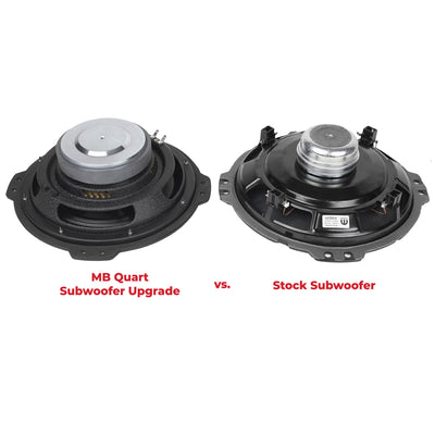 MB Quart 10" Subwoofer Upgrade for 2018-Current Jeep Wrangler JL, 400W Amplifier - VMInnovations