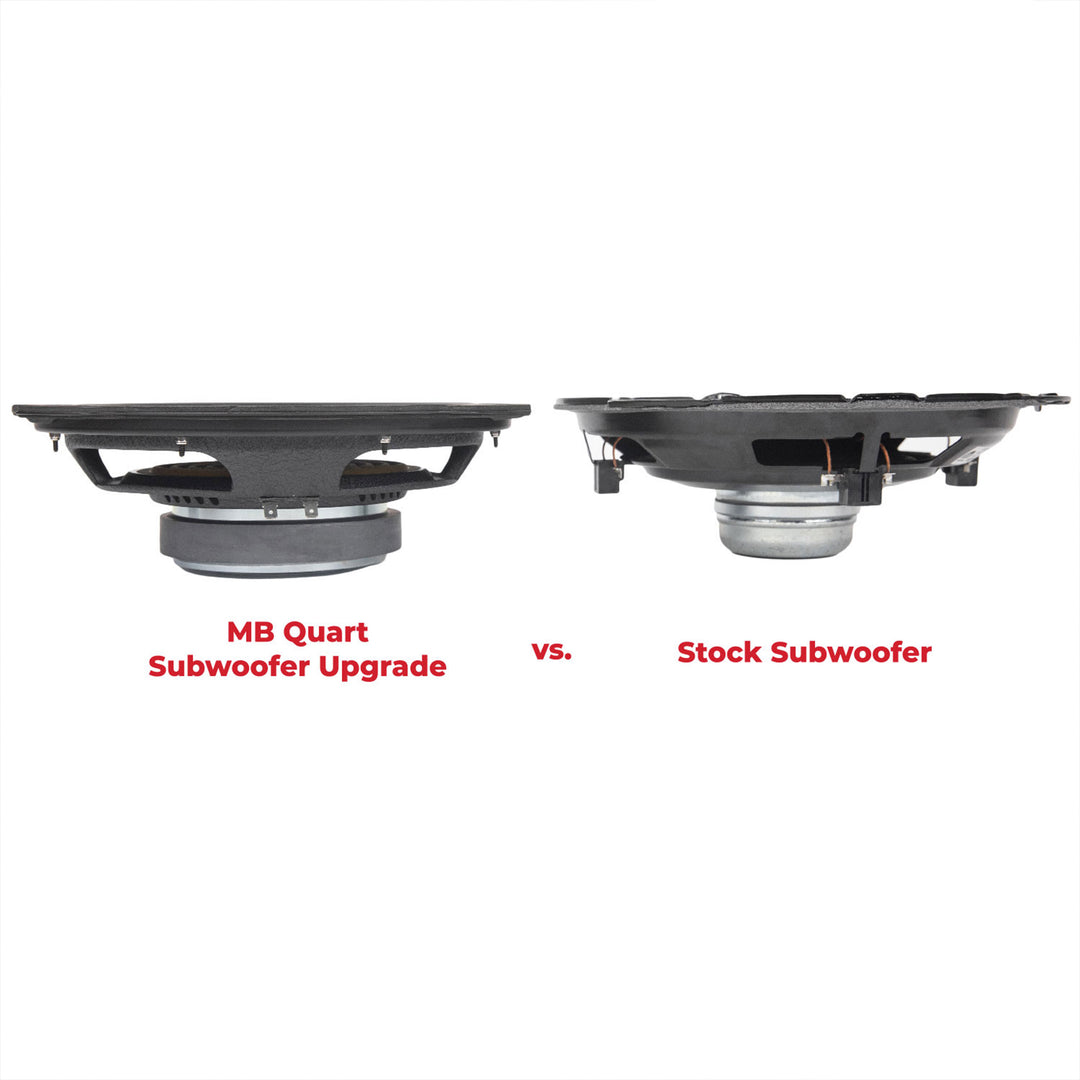 MB Quart 10" Subwoofer Upgrade for 2018-Current Jeep Wrangler JL, 400W Amplifier - VMInnovations