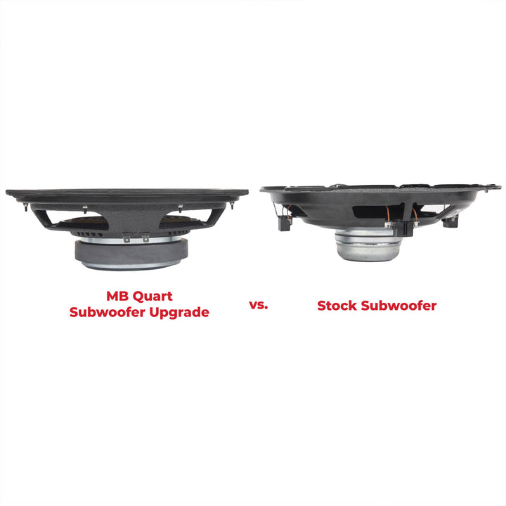 MB Quart 10" Subwoofer Upgrade for 2018-Current Jeep Wrangler JL, 400W Amplifier - VMInnovations