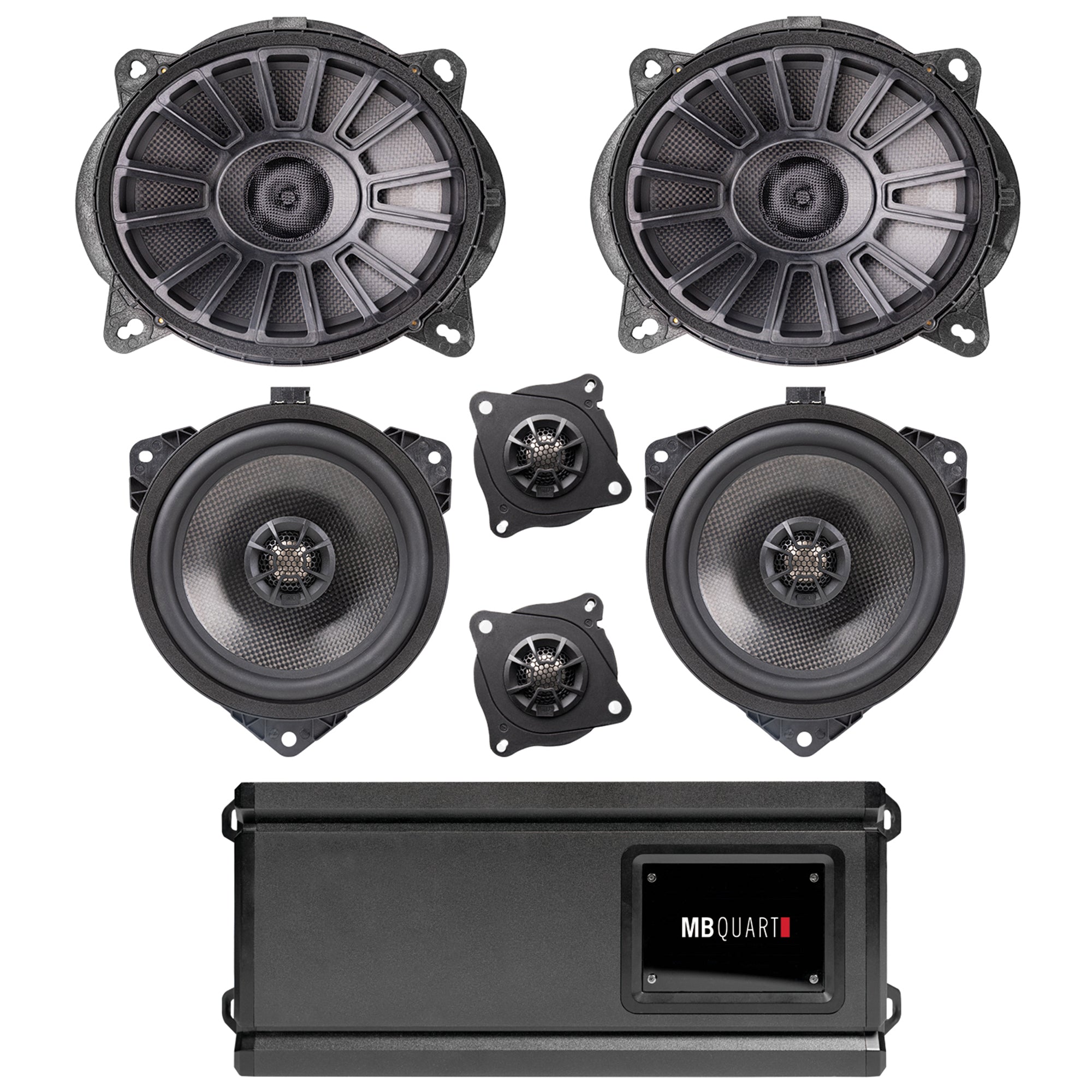 MB Quart 6 Speaker 700W Audio System Upgrade Kit for 2016-2019 Toyota Tacoma - VMInnovations