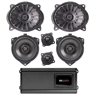 MB Quart 6 Speaker 700W Audio System Upgrade Kit for 2016-2023 Toyota Tacoma - VMInnovations