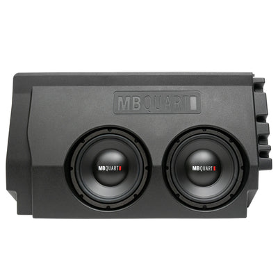 MB Quart Dual 10" Subwoofer Upgrade with Enclosure for 2016-2023 Toyota Tacoma - VMInnovations