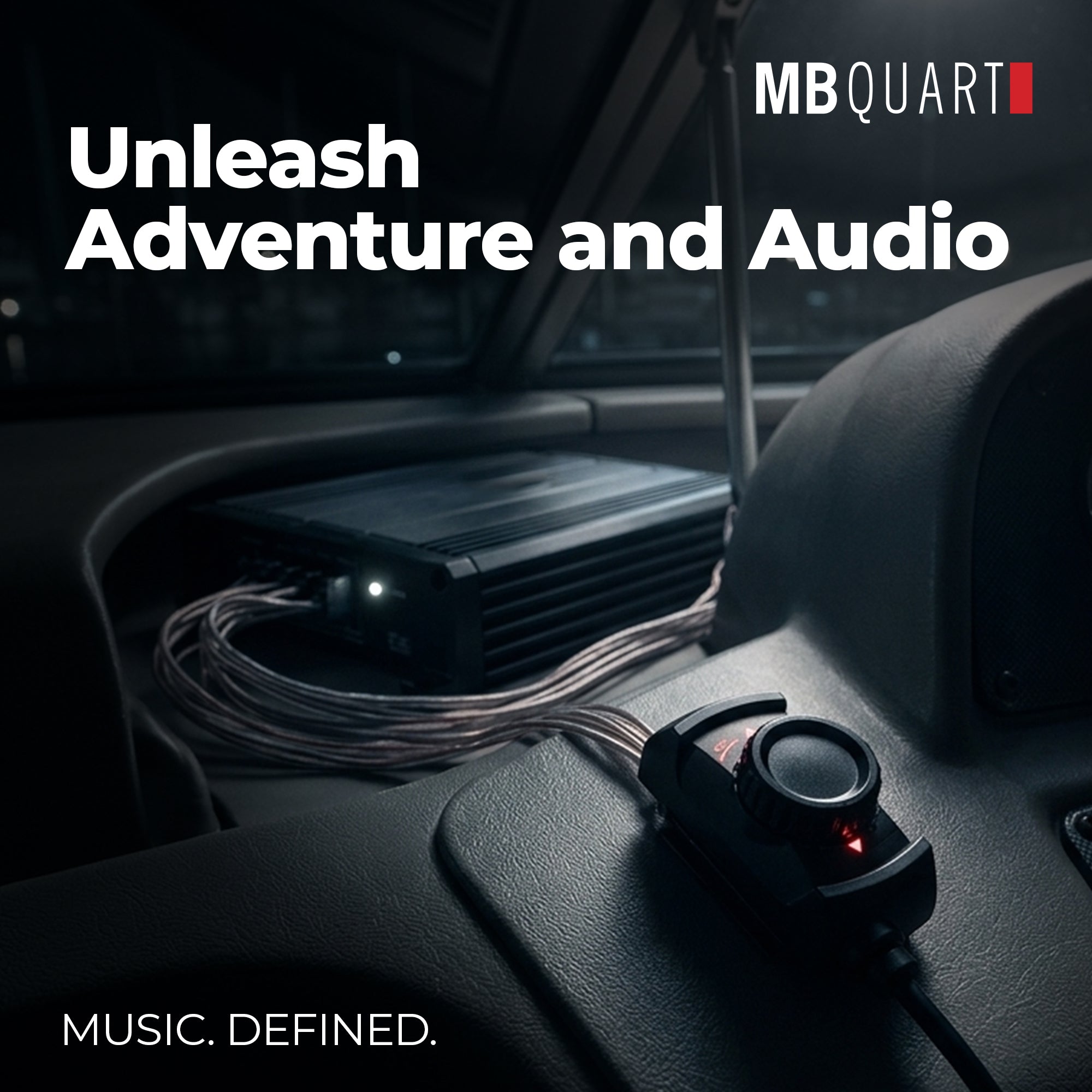 MB Quart Nautic Mounted Preamp Controller, Bluetooth, 3.5mm Aux and RCA Outputs - VMInnovations