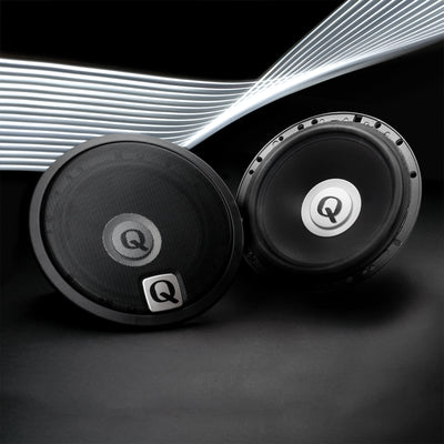 MB Quart Q Series 6.5" 2 Way Component Speakers with 1" Titanium Dome Tweeters - VMInnovations