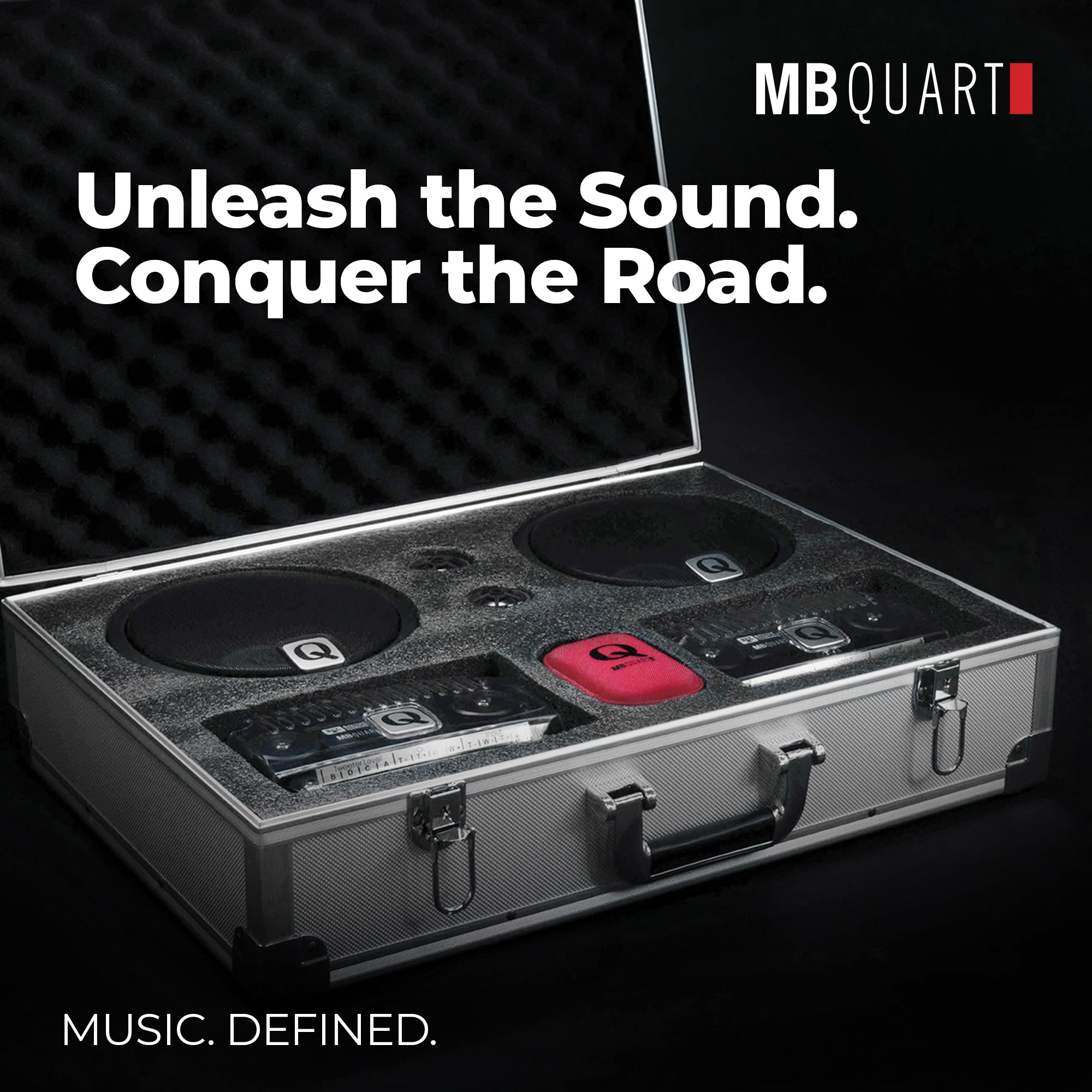MB Quart Q Series 6.5" 2 Way Component Speakers with 1" Titanium Dome Tweeters - VMInnovations