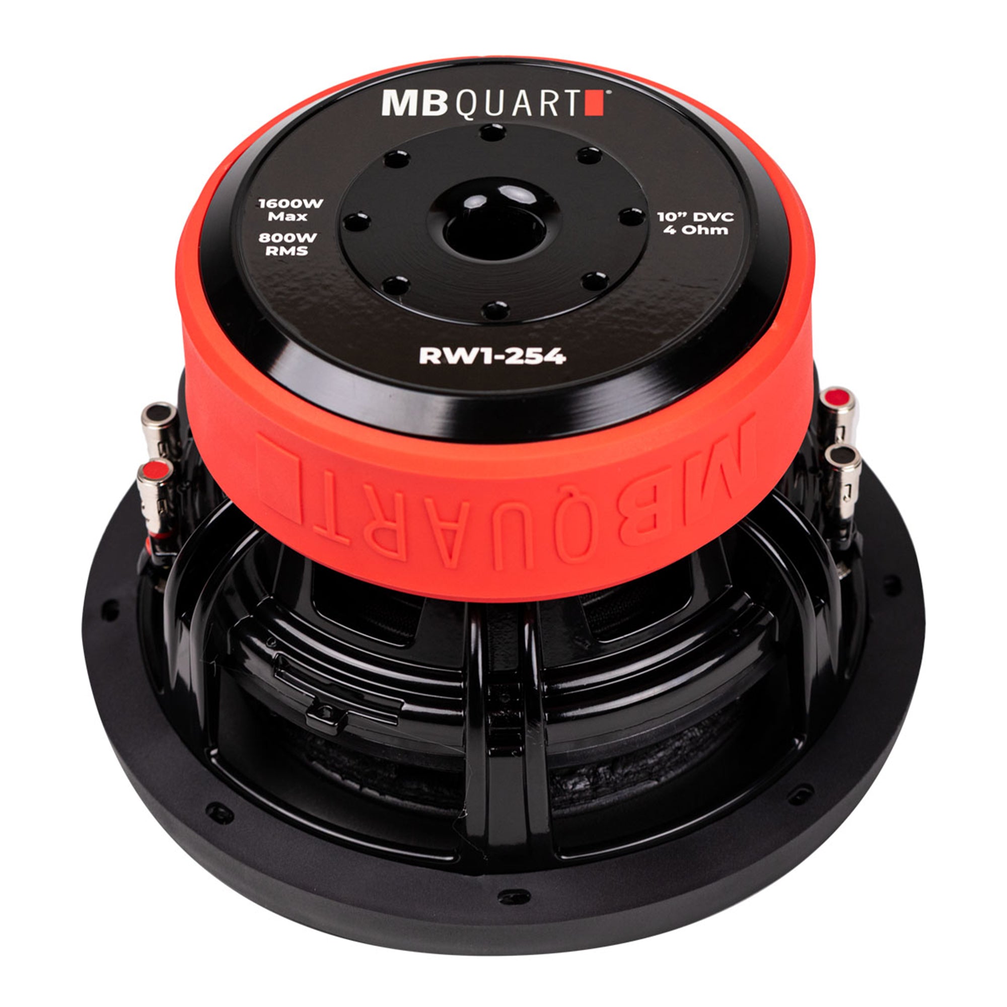 MB Quart Reference 10" Subwoofer with 3" Voice Coils for Car Audio, 1600 Watts - VMInnovations