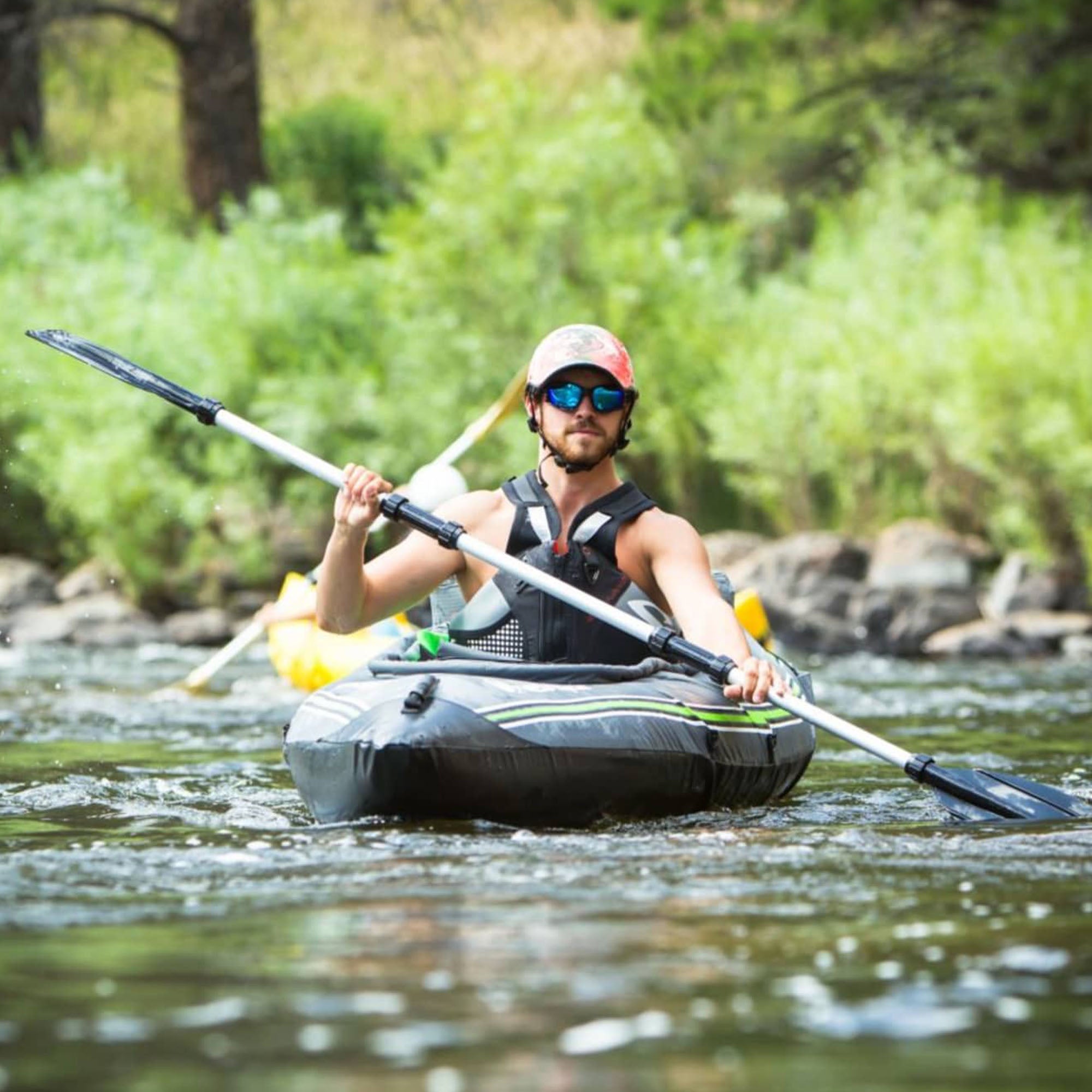 Sevylor QuickPak K5 1 Person Inflatable Kayak with Hand Pump and Paddle, Gray (Open Box)