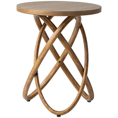 COZAYH End Table w/Intertwined Base Design for Home Living Room (Open Box)