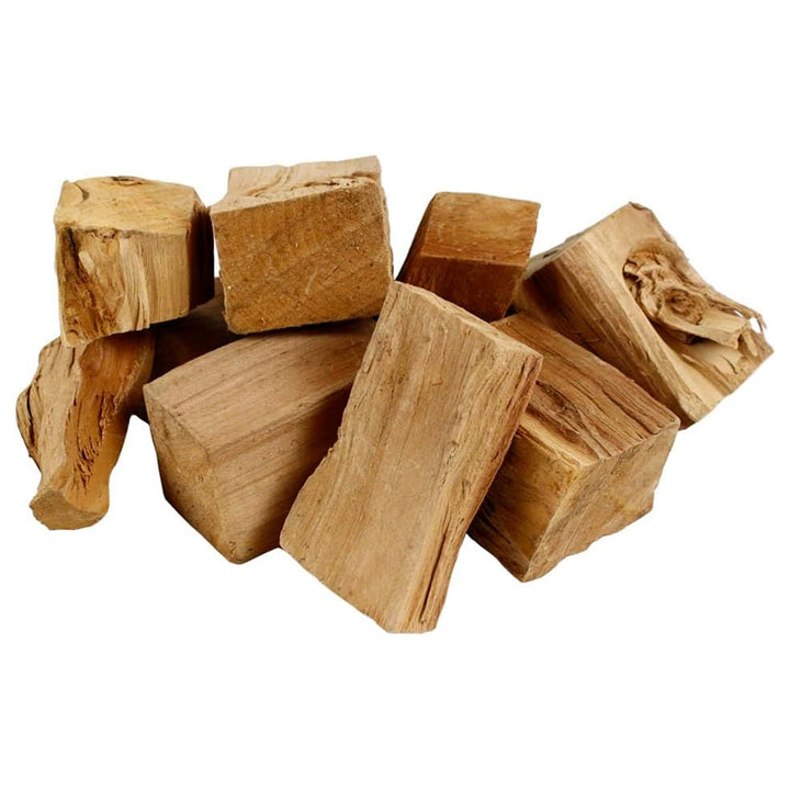 Bear Mountain BBQ Natural Cherry BBQ Wood Chunks for Grilling, 4lb Bag-Pack of 4