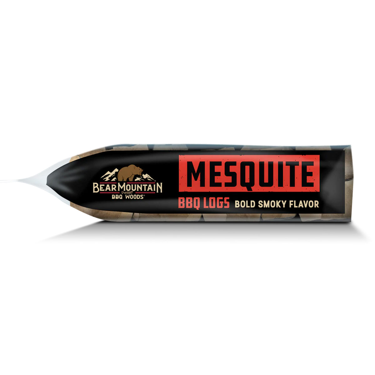 Bear Mountain BBQ Mesquite BBQ Wood Logs for Outdoor Fire Pits & Smokers, 1 Bag