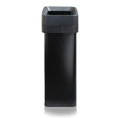 Clorox Trash Can, 13 Gallon Stainless Steel Slim Open Top Garbage Bin,(Open Box)