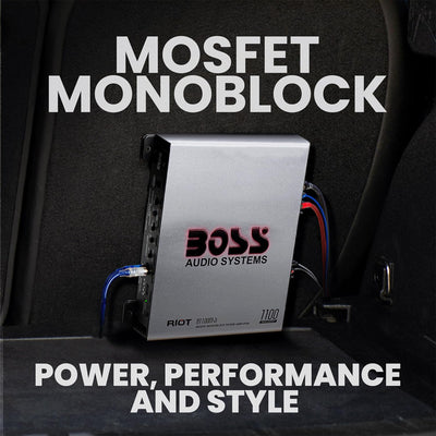 Boss Audio Systems 1100 Watt Monoblock Car Amplifier for Low/High Level Inputs - VMInnovations