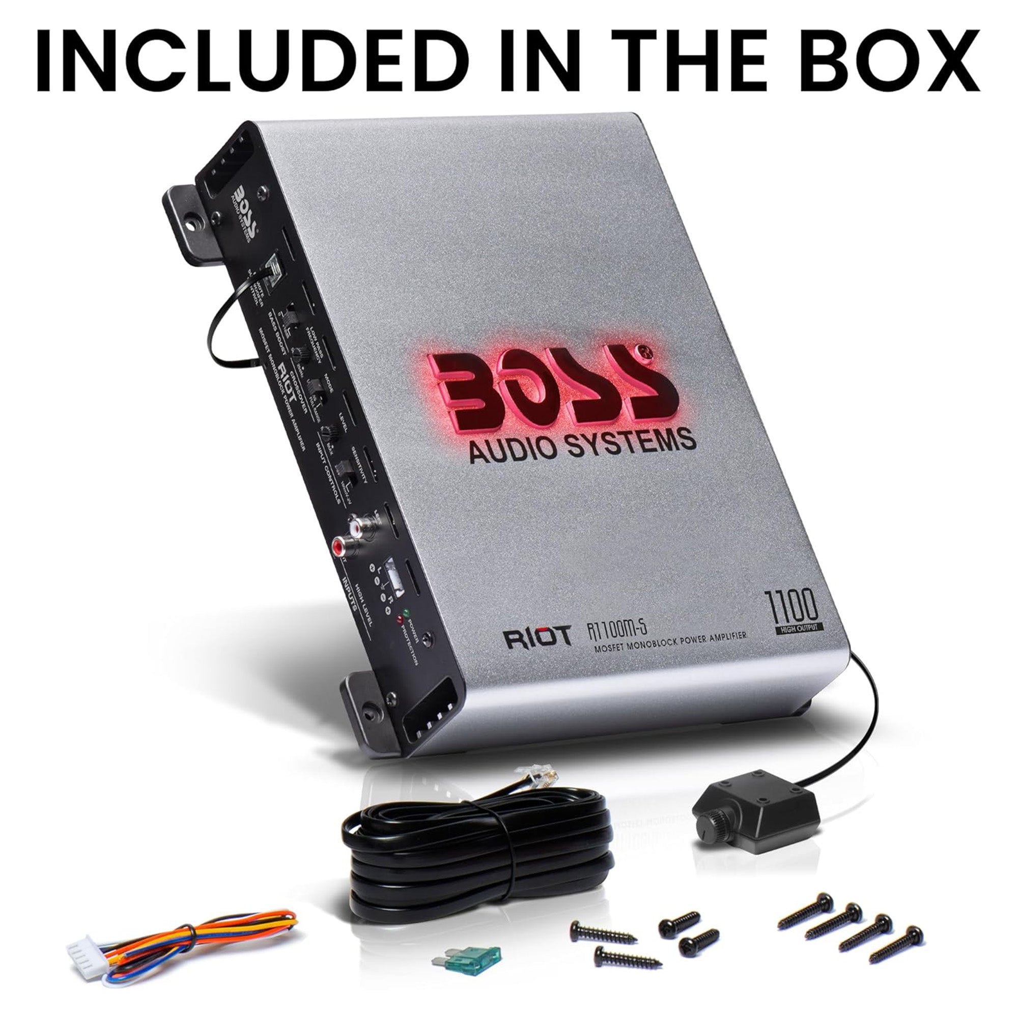 Boss Audio Systems 1100 Watt Monoblock Car Amplifier for Low/High Level Inputs - VMInnovations