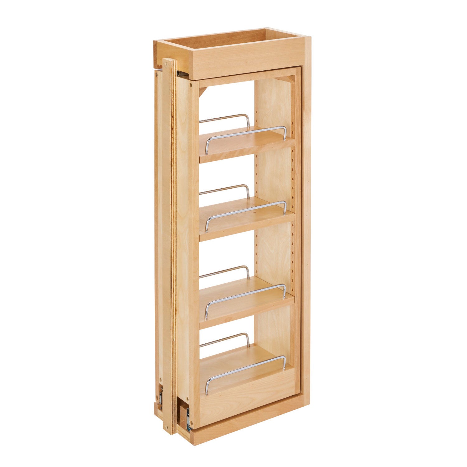 Rev-A-Shelf Pullout Wall Filler Between Cabinet Shelf Storage 6"x30", 432-WF-6C - VMInnovations