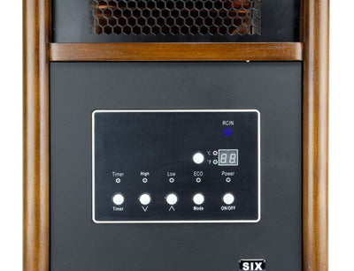 LifeSmart L-HOM6-NS12 1500 Watt 6 Element Infrared Heater 1800sqft - Open Box