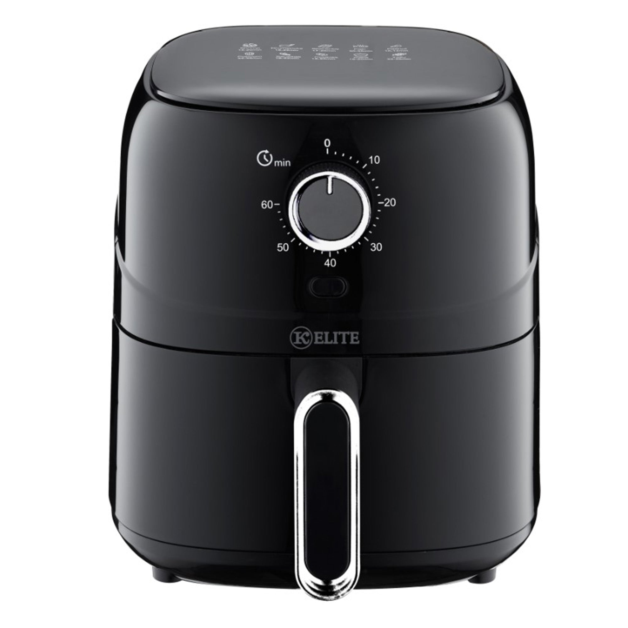 Kitchen Elite 2.5 Qt. Compact Mechanical Air Fryer, Countertop Cooker (Open Box)