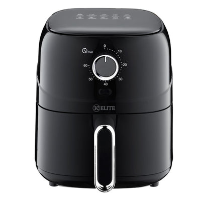Kitchen Elite 2.5 Qt. Compact Mechanical Air Fryer, Countertop Cooker (Open Box)
