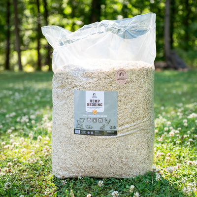 Premium Poultry 2 Pack Hemp Bedding Absorbent Chicken Coop Substrate, 22.5 Lb