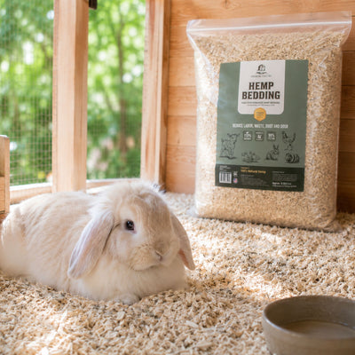 Premium Poultry 2 Pack Hemp Bedding Absorbent Chicken Coop Substrate, 22.5 Lb - VMInnovations