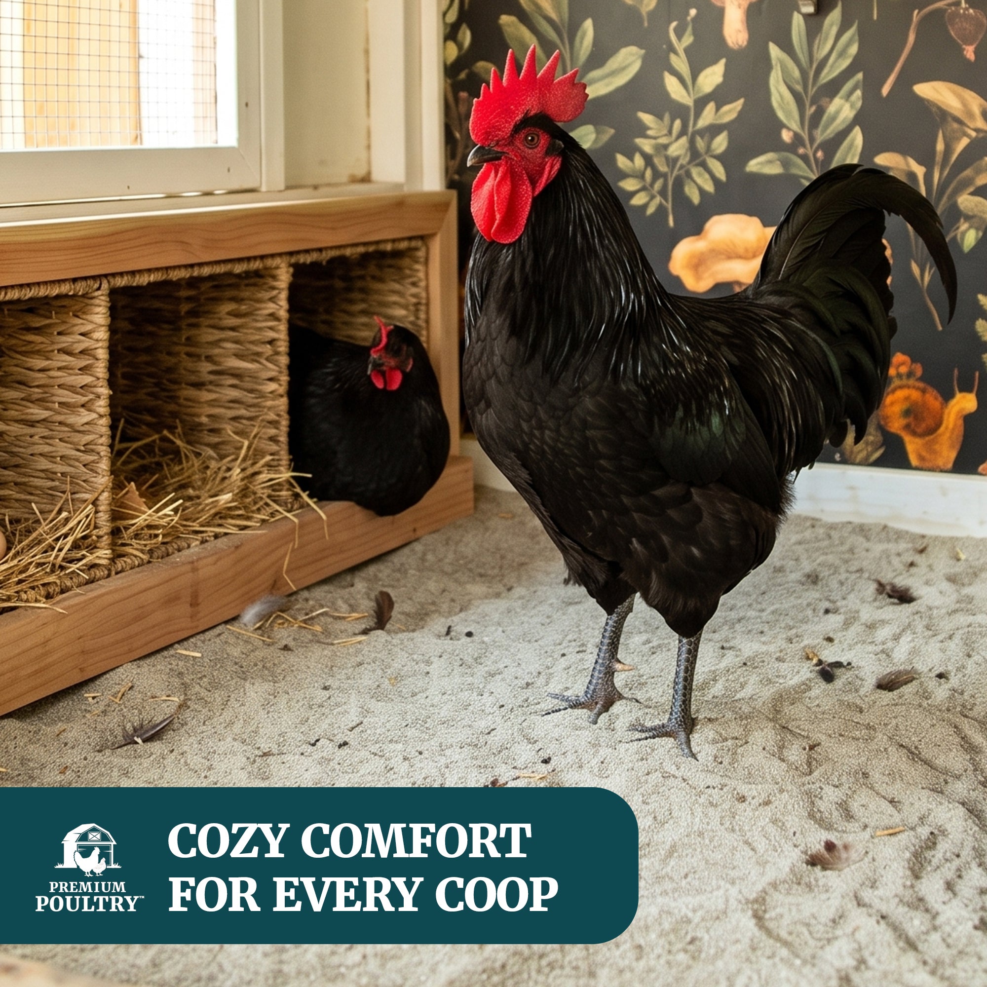 Premium Poultry 10 Lb Bag Hemp Cozy Coop Siftable Chicken Bedding for Coops