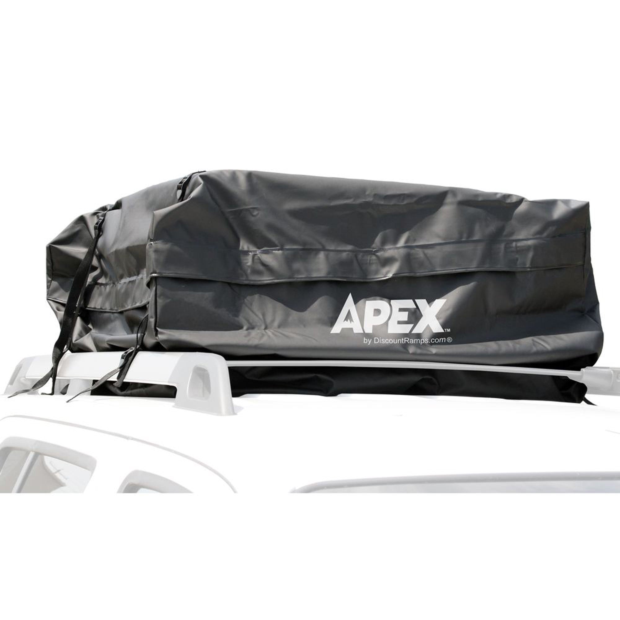 Apex Large Roof Cargo Bag w/Self-Sealing Zipper & Flap Cover, (Open Box)