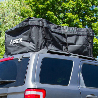 Apex Extra Large Roof Cargo Bag, Self-Sealing Zipper & Flap Cover (Open Box) - VMInnovations