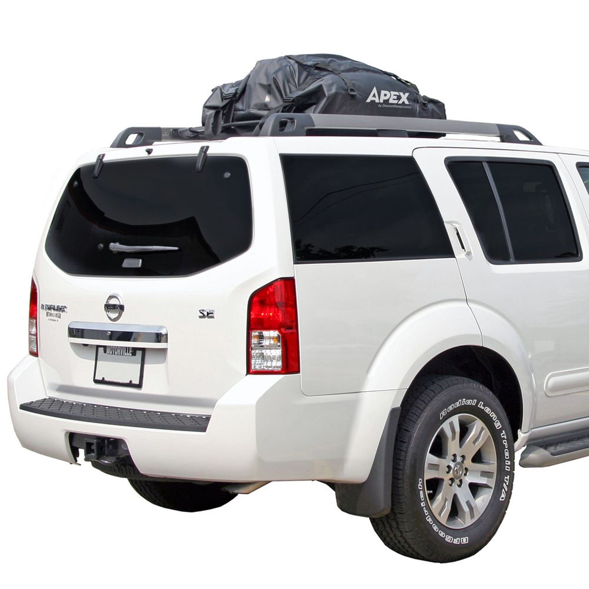 Apex Flexible Roof Top Cargo Bag with Included Tie Down Straps, (Open Box)