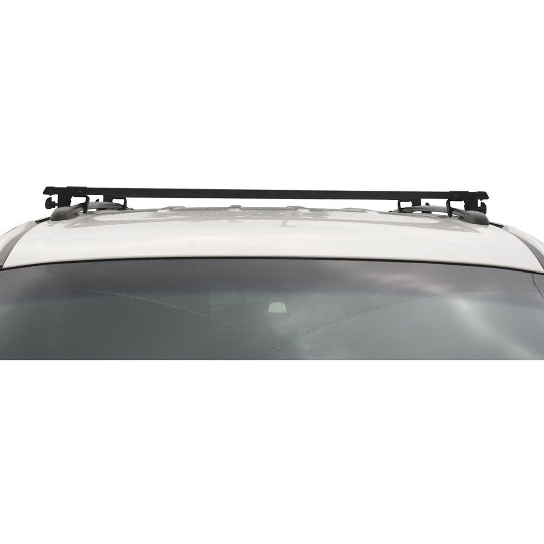 Apex Universal Steel Roof Cross Bars, Side Rail Mounted w/Adjustable Rubber Feet - VMInnovations