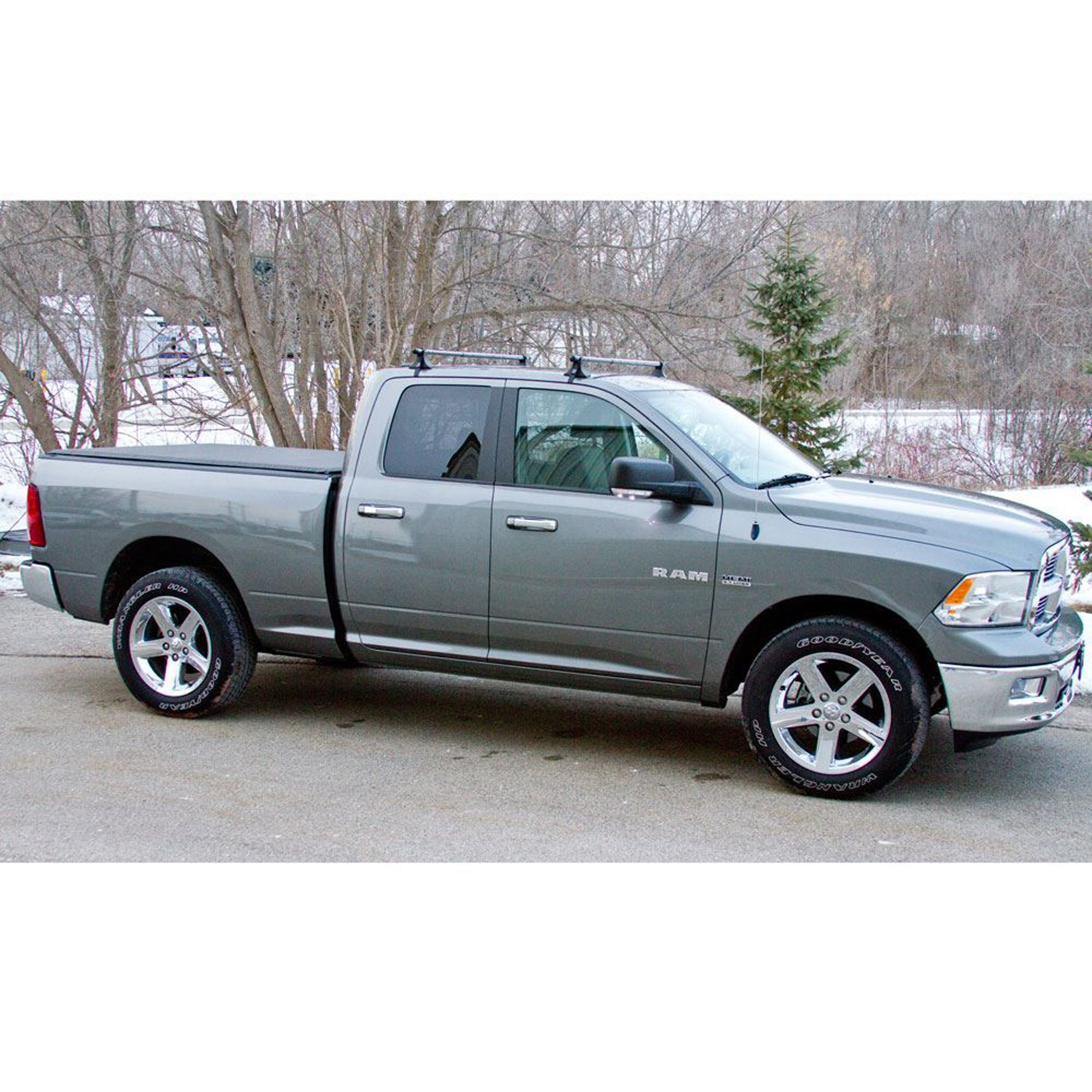Apex Steel Universal Strap-Attached Roof Cross Bars, 44"-60" Wide (Open Box) - VMInnovations