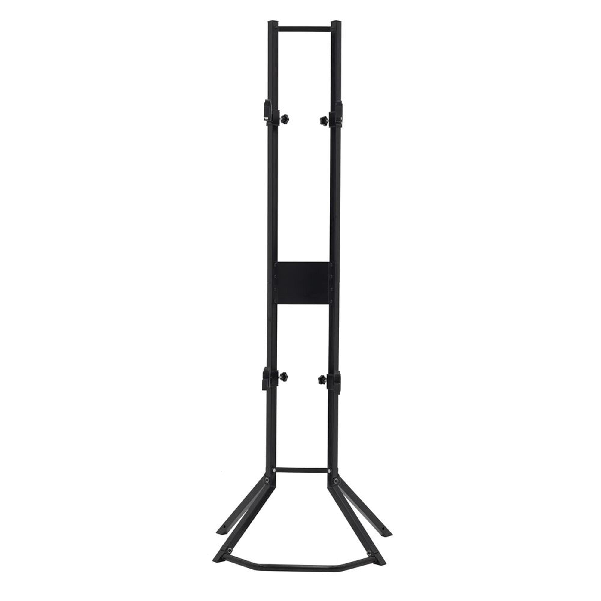 Elevate Outdoor Bike Storage Rack, Vertical Steel Frame Garage Stand (Open Box) - VMInnovations