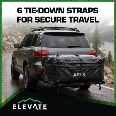Elevate Outdoor Cargo Carrier Bag, Waterproof Storage for Hitch and Roof Rack - VMInnovations