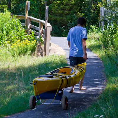 Elevate Outdoors Kayak and Canoe Dolly Cart with Seat, 220 lb Capacity, (Used)