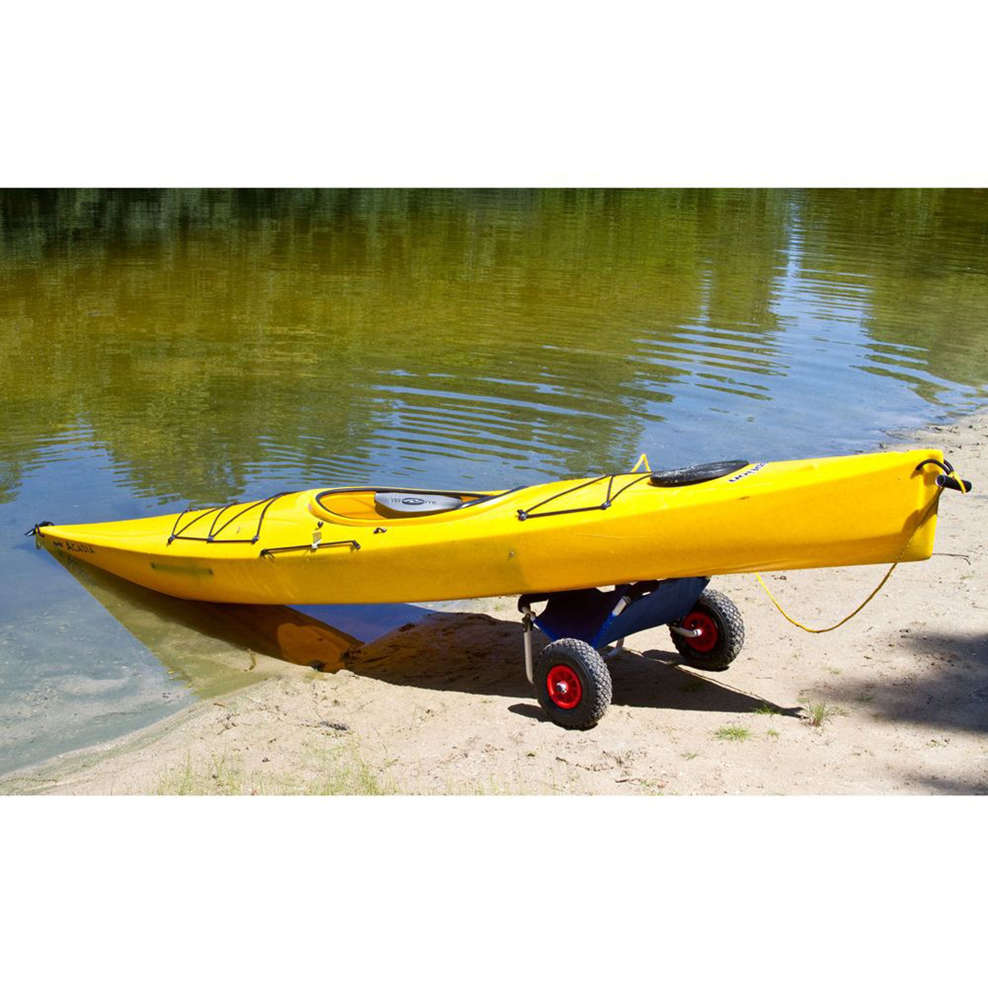 Elevate Outdoors Kayak and Canoe Dolly Cart with Seat, 220 lb Capacity, (Used)