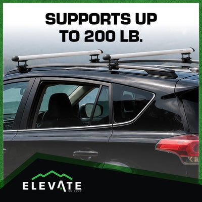 Elevate Outdoor 48.5" Aluminum Universal Cross Bars with 200 lb (Open Box) - VMInnovations