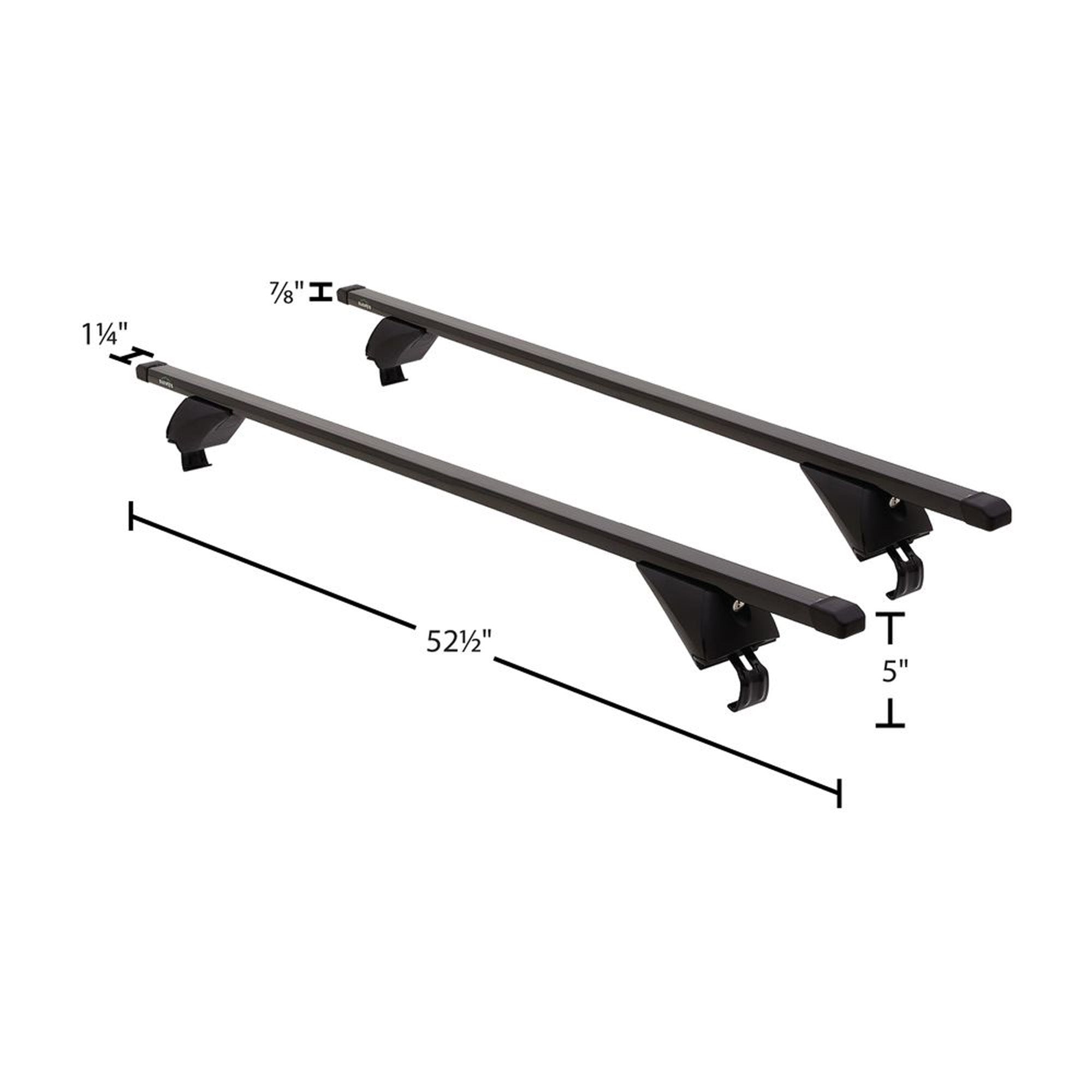 Elevate Outdoor 52.5" Steel Cross Bars with 200 lb. Capacity and Lockable Design - VMInnovations