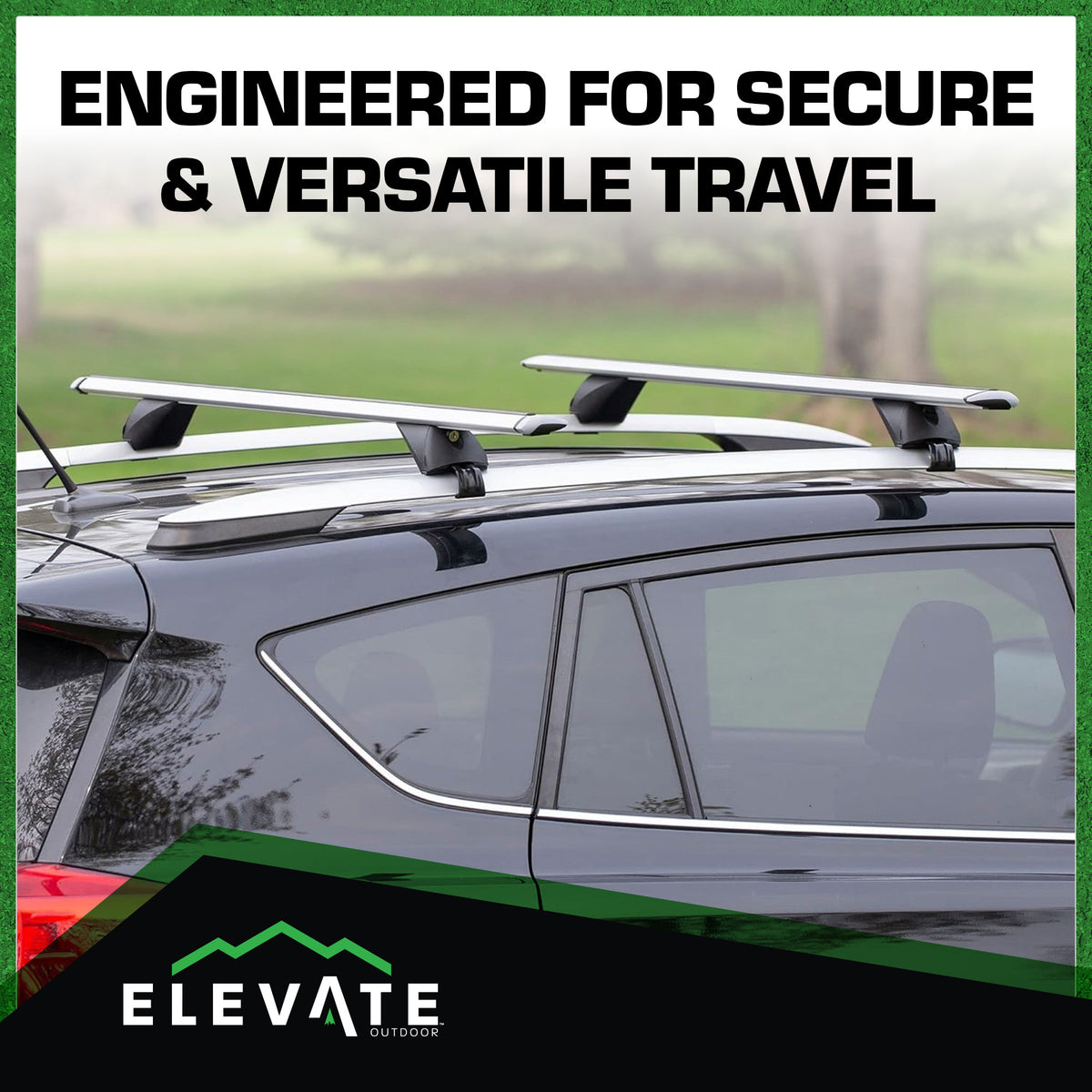 Elevate Outdoor 55" Aluminum Cross Bars w/ 200 lb. Cap & Lockable Design (Used)
