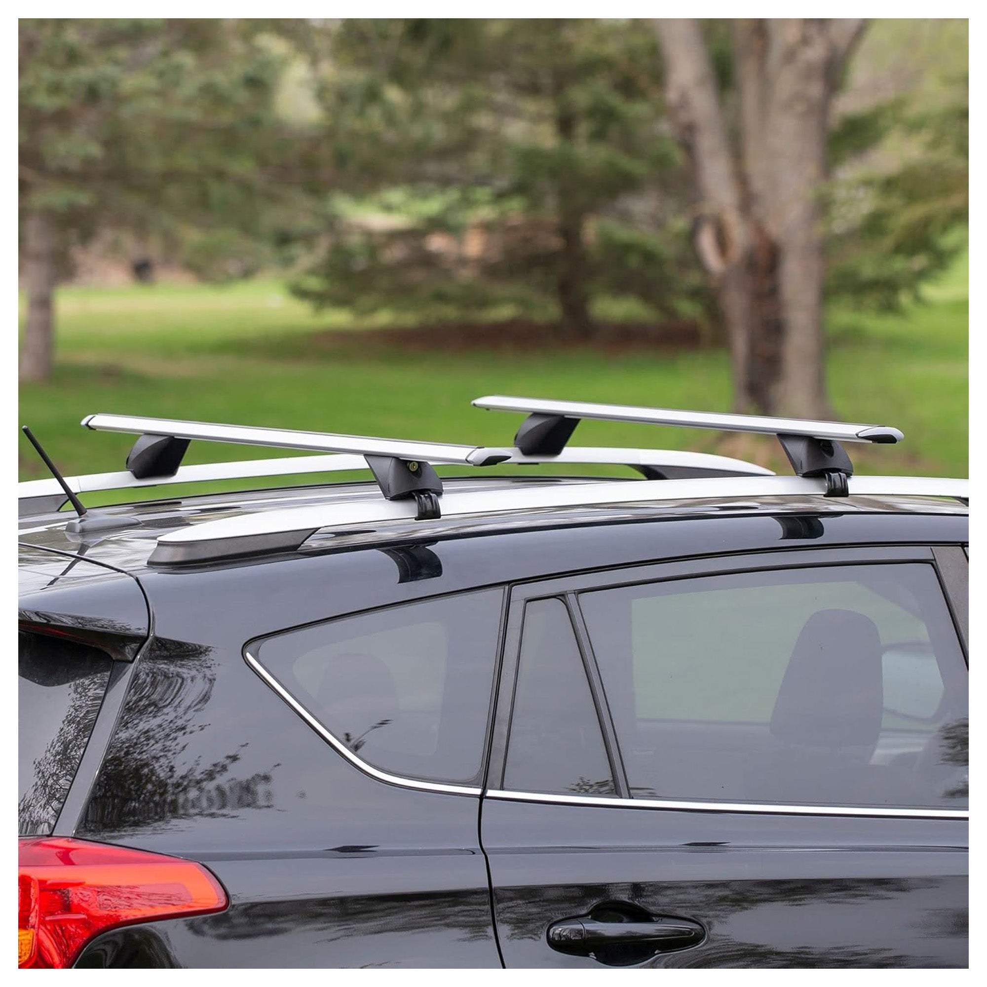 Elevate Outdoor 55" Aluminum Cross Bars w/ 200 lb. Cap & Lockable Design (Used)