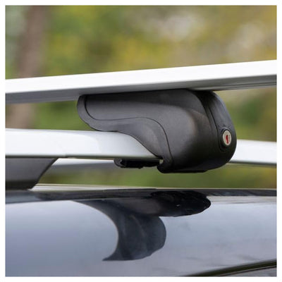 Elevate Outdoor Aluminum Cross Bars w/195 lb. Cap & Protective Clamps (Open Box)