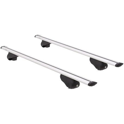 Elevate Outdoor Aluminum Cross Bars w/195 lb. Cap & Protective Clamps (Open Box)