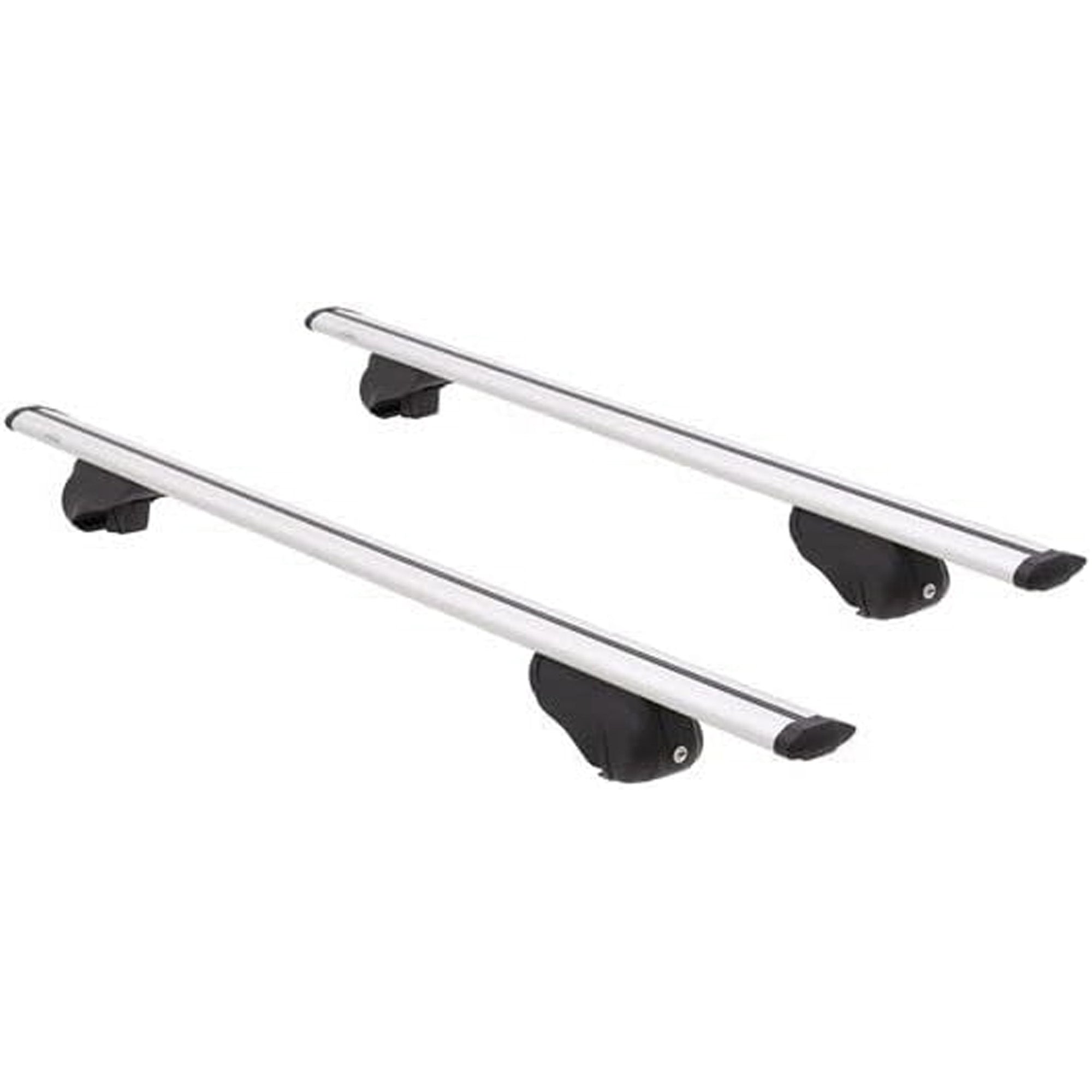 Elevate Outdoor Aluminum Cross Bars w/195 lb. Cap & Protective Clamps (Open Box)